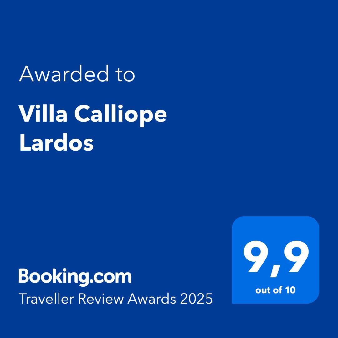 Villa Calliope Лардос Экстерьер фото